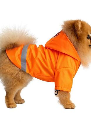 Куртка для собак diego jacket, розмір s помаранчева