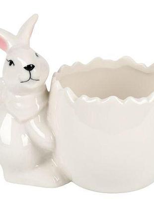 Підставка декоративна великодня "easter egg bunny" 12*11.5см топ продаж!