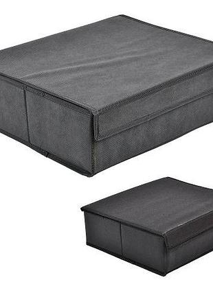 Коробка для зберігання речей "grey" 40*33*12см топ продаж!