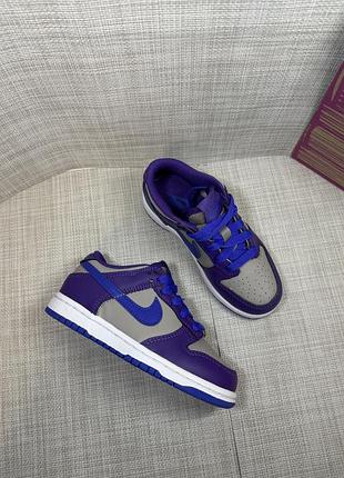 Оригінальні шкіряні кросівки nike dunk