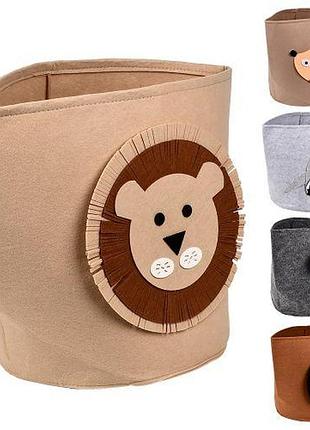 Кошик для іграшок складаний "animals" 30*34см топ продаж!