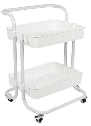 Этажерка на колесах "comfort" 2яр 41*39*59см топ продаж!