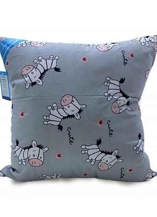 Подушка холлофайбер фаворит р.50*50 тм leleka-textile