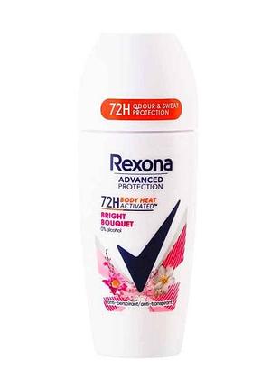 Антиперспірант роликовий 50мл яскравий букет 72 години тм rexona