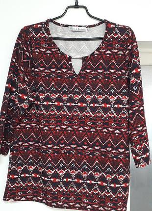Pure & natural
42/xl/50
жіноча блуза з рукавами 3/4
 поліестер,  еластан
ідеальний стан