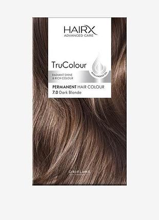 Стойкая краска для волос hairx trucolour темно-русый