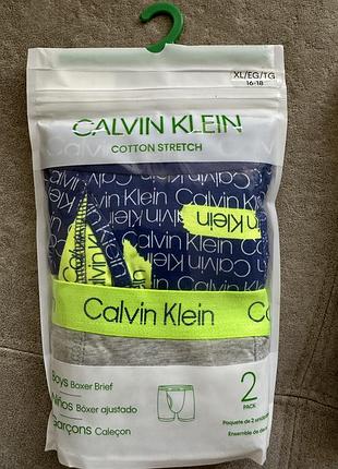 Набір з 2  штук трусів calvin klein на хлопчика  16/18 років