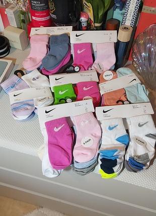 Новые оригинал носки и nike jordan детские для мальчика девочки 1-4года весна осень лето зима