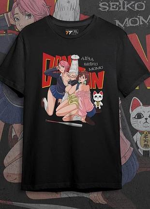 Футболка для подростка мальчика с принтом dandadan aira, 140eiko, momo размер s/m/l (рост от 164 до 182 ) anime10903