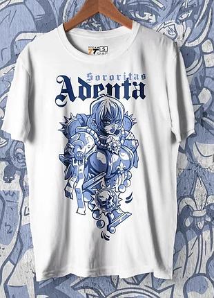 Футболка для підлітка хлопчика з принтом warhammer 40k adepta 140ororita140 2 we розмір s/m/l (зріст від 164 до 182 ) anime11032