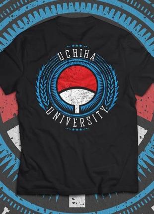 Футболка для підлітка хлопчика з принтом наруто uchiha blue edition розмір s/m/l (зріст від 164 до 182 ) anime10816
