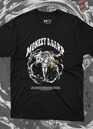 Футболка для подростка мальчика с принтом ван пис monkey d garp размер s/m/l (рост от 164 до 182 ) anime10254