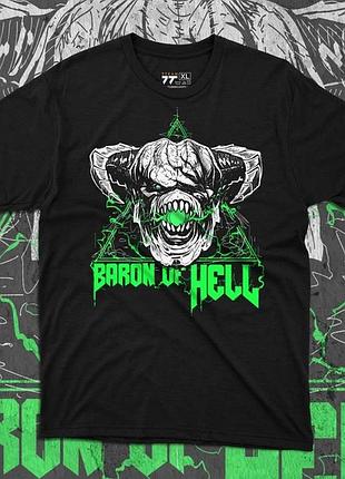 Футболка для підлітка хлопчика з принтом doom baron of hell розмір s/m/l (зріст від 164 до 182 ) anime10693