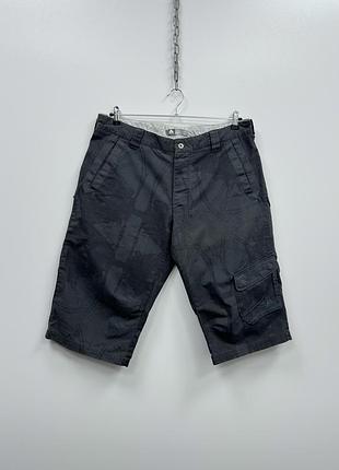 Вінтажні карго шорти nike acg 00's 3d cargo baggy vintage shorts camouflage grey/black
