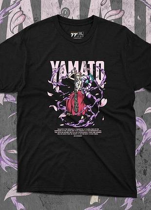 Футболка для подростка мальчика с принтом ван пис yamato размер s/m/l (рост от 164 до 182 ) anime10276