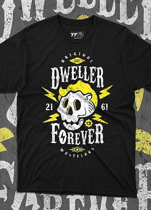 Футболка для подростка мальчика с принтом fallout forever размер s/m/l (рост от 164 до 182 ) anime10701