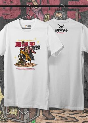 Футболка для подростка мальчика с принтом ван пис gold d roger we размер s/m/l (рост от 164 до 182 ) anime10241