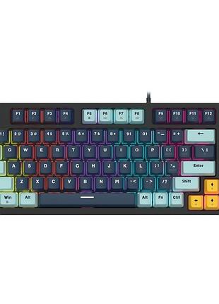 Клавіатура ігрова fantech atom81 mk875v2 mizu red switch navy