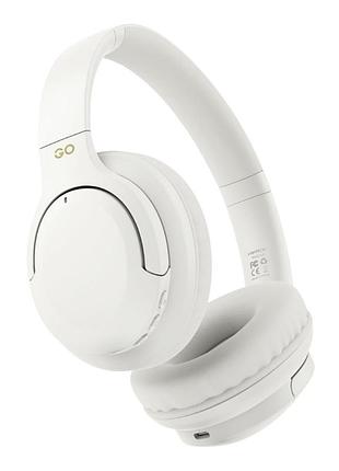 Блютуз стерео гарнітура fantech go vibe wh05a anc сірий