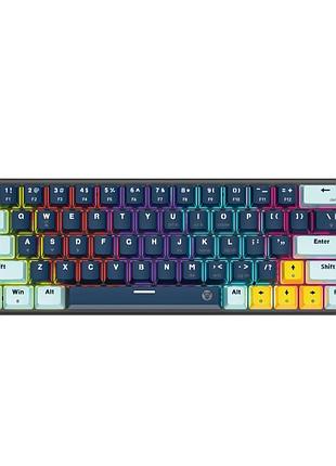 Клавіатура ігрова fantech atom63 mk874v2 mizu red switch navy