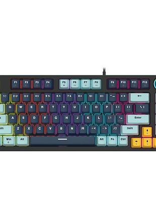 Клавіатура ігрова fantech atom81 mk875v2 mizu blue switch navy