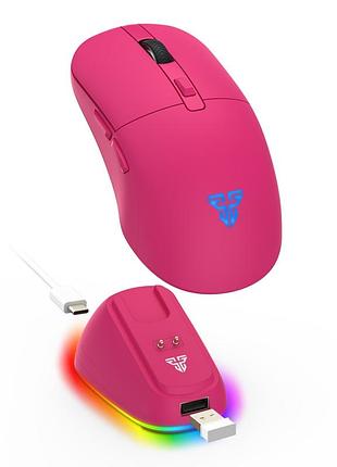 Wireless мышь игровая fantech wg9rd kanata розовый