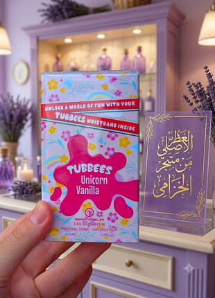 Парфюмированная вода унисекс grandeur tubbees unicorn vanilla оригинал 50мл арабские духи новинка стойкие сладкие ванильные шлейф устойчивость