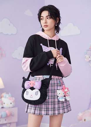Сумка куроми плюш з довгою ручкою kawaii