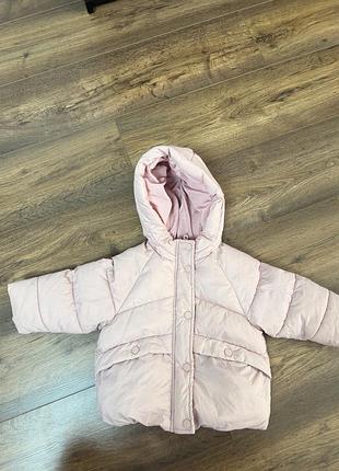 Зимова куртка zara 12-18 місяців (86см)