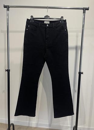 Чорні джинси кльош marks & spencer (magic slim flare) жіночі