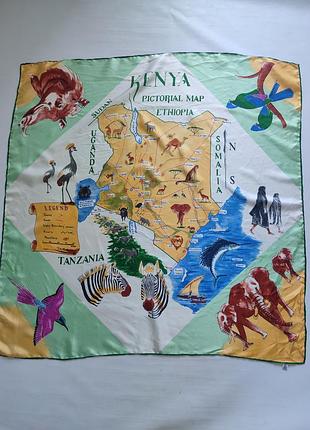 Шелковый платок хустка kenya
