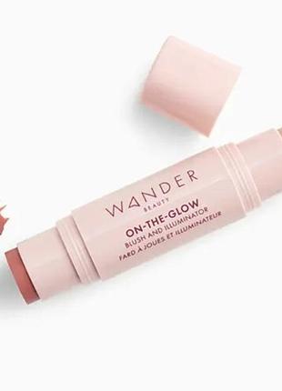 Wander beauty on-the-glow blush & illuminator,dusk-nude glow