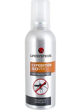 Спрей репеллент lifesystems expedition 50 pro 100 ml от комаров и москитов
