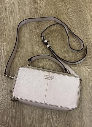 Сумка guess жіноча ніжно рожева