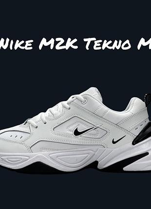 Nike m2k tekno m white black