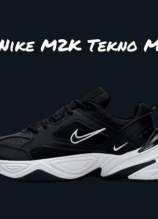 Nike m2k tekno m black white