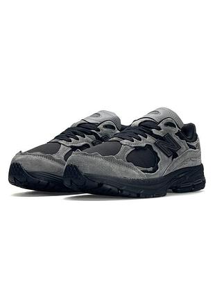 New balance 2002r ml dark grey black