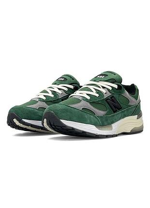 New balance 992 green white grey