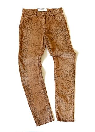 Жіночі леопардові джинси golden goose skinny jeans