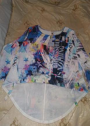 Эксклюзивная,стильная,красивая,приятная,новая туника. tredy.  турция.