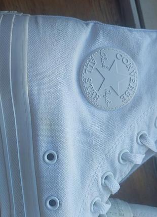 Converse кеди білі 4