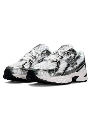 New balance 740 white silver