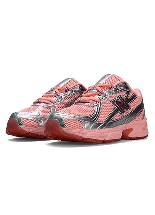 New balance 740 pink silver
