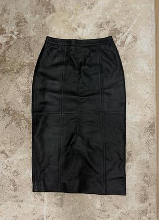 Шкіряна спідниця asos xs-s