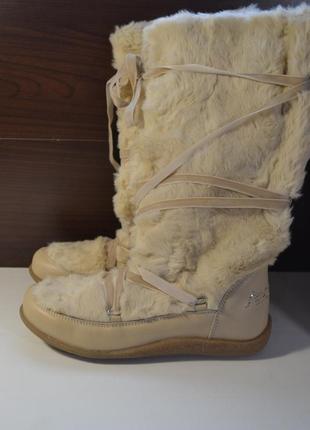 Simonetta 36р зимние сапожки сапоги кожаные на меху. термо7 фото