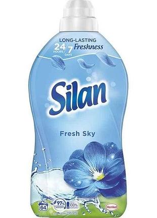 Кондиционер-концентрат 1,408л для белья небесная свежесть тм silan