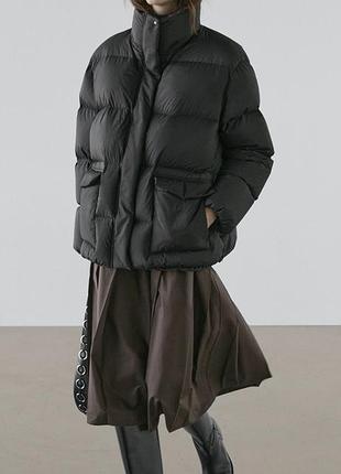 Куртка пуховик massimo dutti xs
