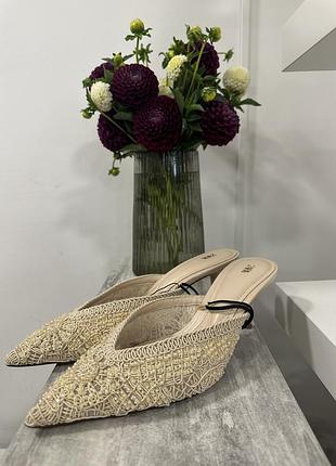 Мюлі zara 36,37,38