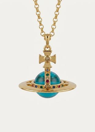 Намисто з кулоном «сатурн» orb  vivienne westwood