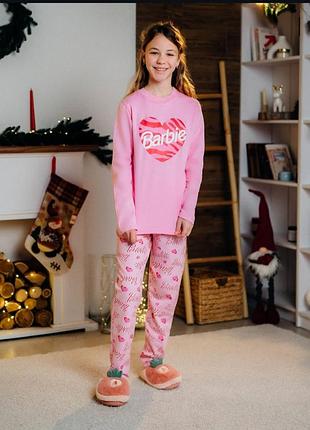 Піжама тепла для дівчинки barbie 146,158см